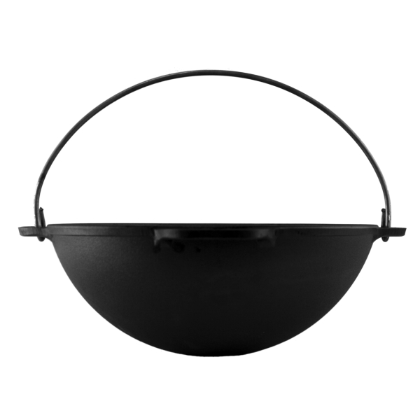 Казан чавунний азіатський 8 л з підставкою та чохлом - фото №5