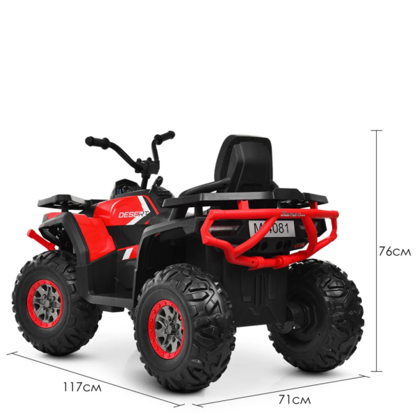 Дитячий електромобіль Квадроцикл Bambi Racer M 4081EBLR-2-3 до 50 кг - фото №3