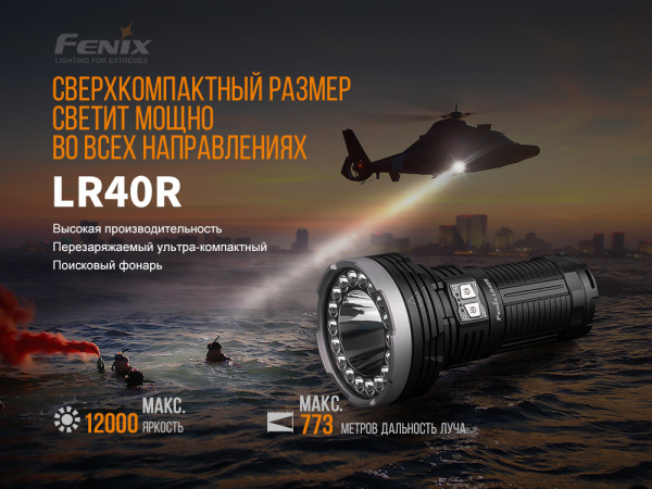 Ліхтар ручний Fenix LR40R V2.0 - фото №41