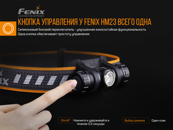 Ліхтар налобний Fenix HM23 - фото №11