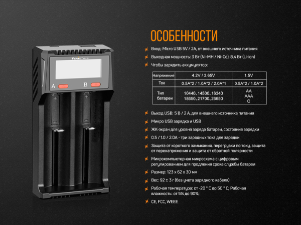 Зарядний пристрій Fenix ARE-D2 - фото №8