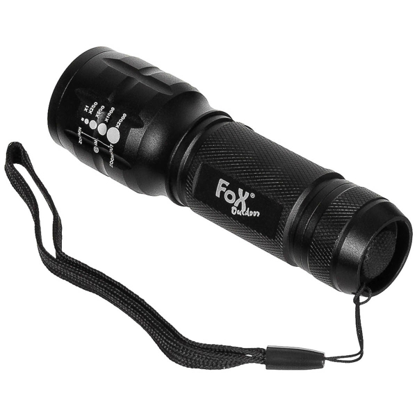 Ліхтарик MFH Fox Outdoor Stablampe 3 LED Чорний - фото №2