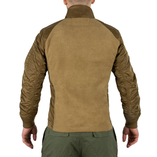 Куртка флісова Mil-Tec USAF Jacket Dark Coyote DARK COYOTE, Coyote - фото №4