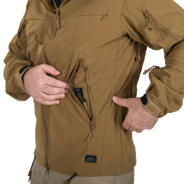 Куртка Helikon-Tex COUGAR QSA™ + HID™ Soft Shell Jacket® Coyote, Coyote - фото №14