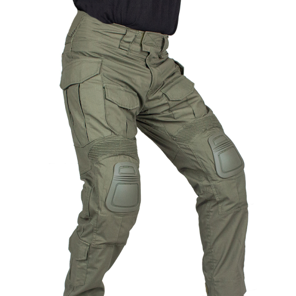 Бойові штани з наколінниками IDOGEAR G3 Combat Pants Olive, Olive - фото №2