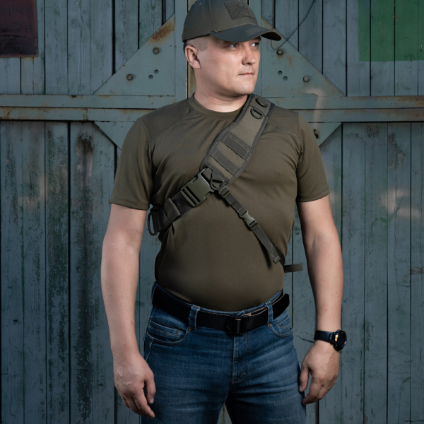 Рюкзак однолямочний M-Tac Armadillo Ranger Green - фото №8