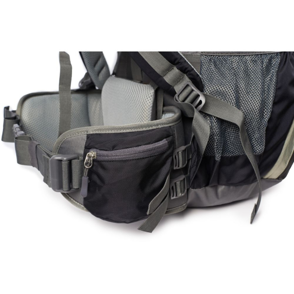 Рюкзак туристичний Naturehike NH70B070-B, 70 л + 5 л, чорно-сірий - фото №31