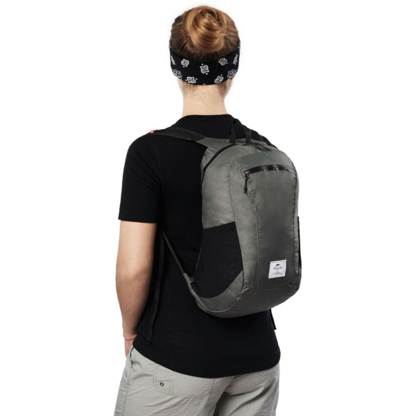 Рюкзак компактний надлегкий Naturehike Ultralight NH17A012-B, 18 л, сірий - фото №2