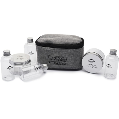 Набір ємностей для спецій 6 од. Naturehike BBQ NH17T011-P - фото