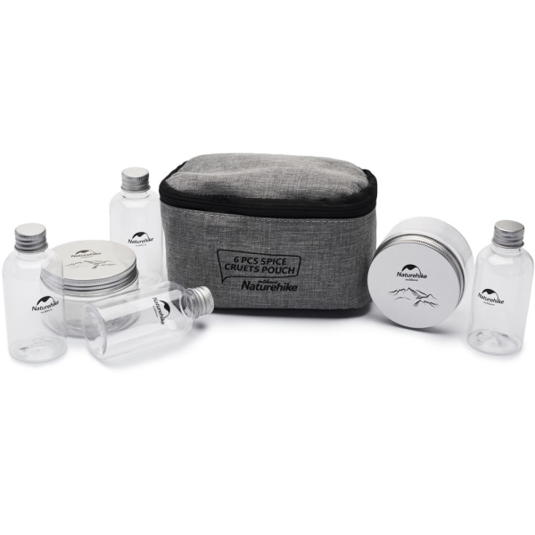 Набір ємностей для спецій 6 од. Naturehike BBQ NH17T011-P - фото