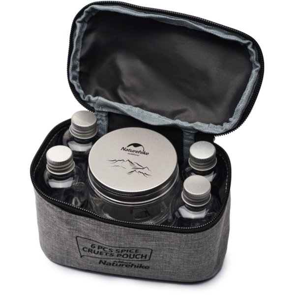 Набір ємностей для спецій 6 од. Naturehike BBQ NH17T011-P - фото №2
