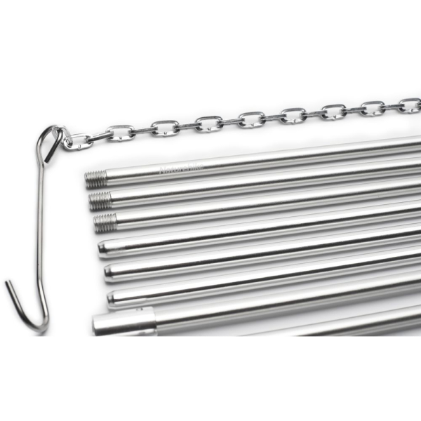 Тринога трьохсекційна для казана Naturehike Light Tripod NH17S00S-G, алюміній / сталь - фото №5