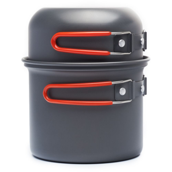 Набір посуду для кемпінга 4 од. Naturehike NH15T401-G, алюміній - фото №7