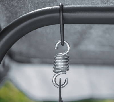 Гойдалка з подушками на 3 особи LEOBRO Relax Grey - фото