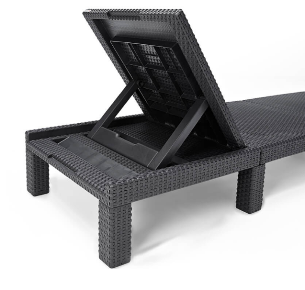 Шезлонг Keter DAYTONA DELUXE (Графіт) (3179) - фото №4