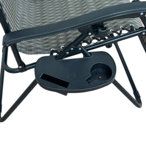 Розкладне крісло шезлонг LEOBRO Zero Gravity Plaid (LB-ZGC-A1-PLD) - фото №5