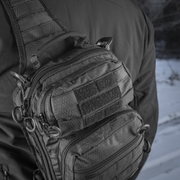 M-Tac сумка Urban Line City Hunter Hexagon BLACK - фото №6