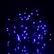 Новорічна гірлянда вулична Бахрома 6 м 105 LED чорний провід Синій 6МBBL - фото №6
