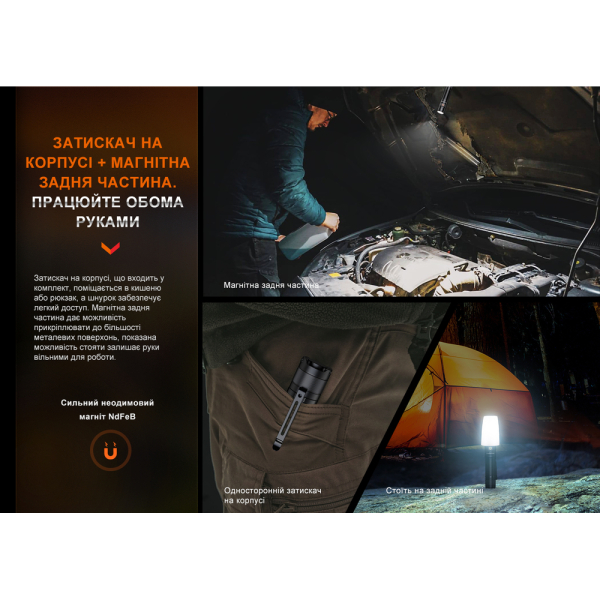 Ліхтар ручний Fenix E35R, блакитний | Лімітована серія - фото №24