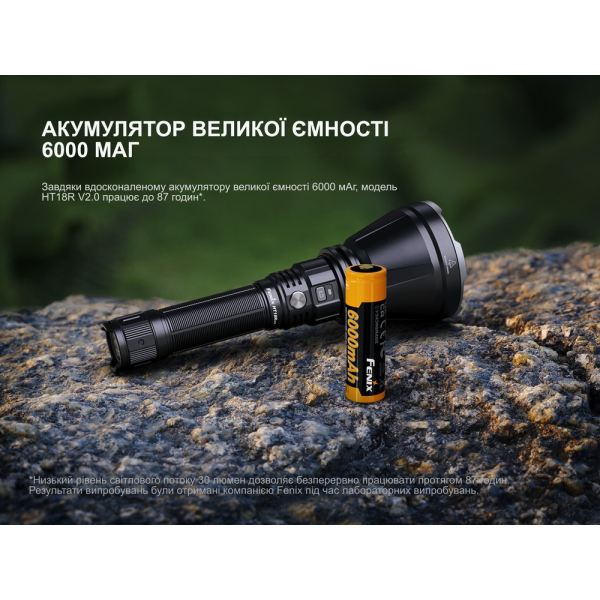 Далекобійний ліхтар Fenix HT18R v.2.0 - фото №11