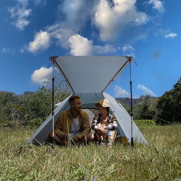 Намет чотиримісний Naturehike P-Series CNK2300ZP028, світлий сірий - фото №2