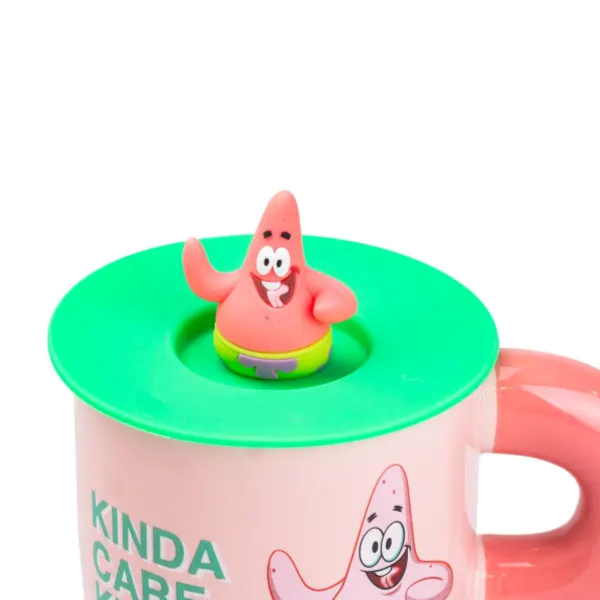 Чашка керамічна з кришкою "Патрік Стар" 400 мл Patrick Star HP7216P - фото №4