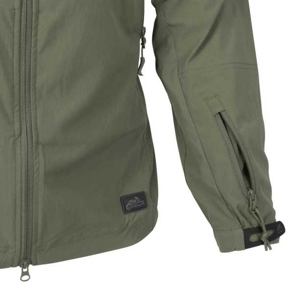 Куртка Helikon Trooper StormStretch Softshell - Coyote, Alpha Green - фото №6