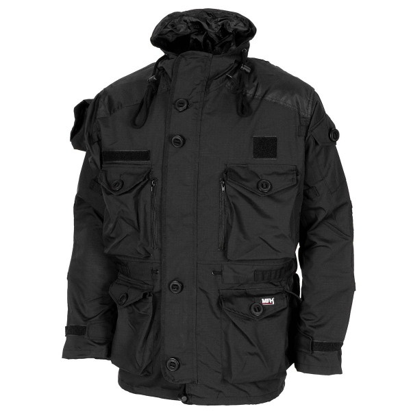 Куртка MFH Commando Jacket «Smock» Black, Black - фото