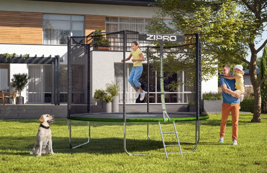 Батут Zipro 374 см із зовнішньою захисною сіткою Jump Pro 12FT OUT - фото №8