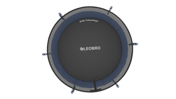 Батут із внутрішньою захисною сіткою 252 см LEOBRO Premium 8FT BLUE - фото №7