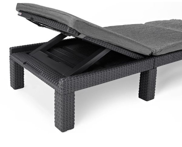 Шезлонг Keter DAYTONA DELUXE (Графіт) (3179) - фото №5