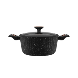 Каструля антипригарна із кришкою SICILIA BOLLIRE 28 см 6.0 л Знімна ручка