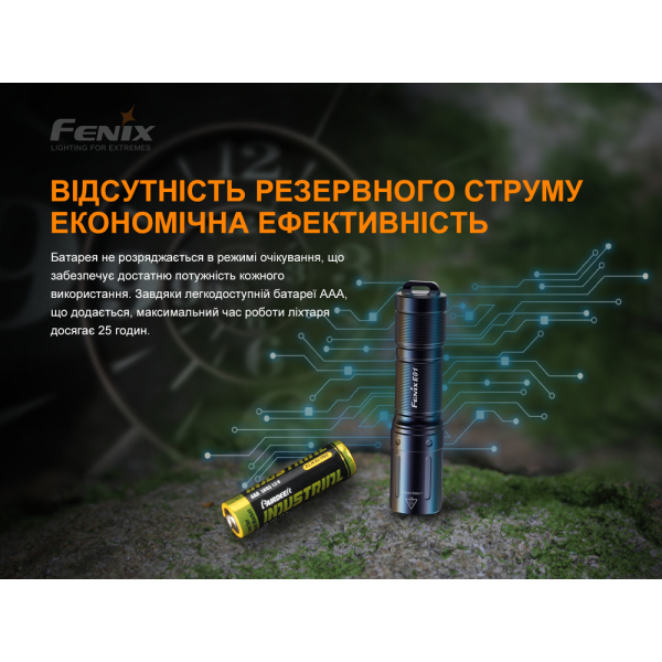 Ліхтар ручний Fenix E01 V2.0 блакитний - фото №20
