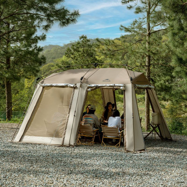 Намет Naturehike Village CNH23ZP12003, коричневий - фото №2