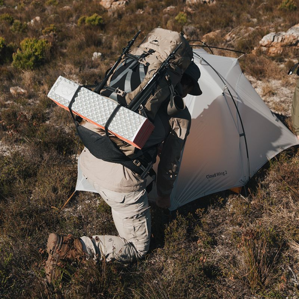 Рюкзак туристичний Naturehike NH70B070-B, 70 л + 5 л, світло-коричневий - фото №3