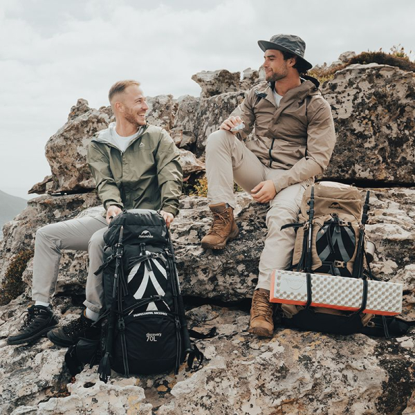 Рюкзак туристичний Naturehike NH70B070-B, 70 л + 5 л, світло-коричневий - фото №4