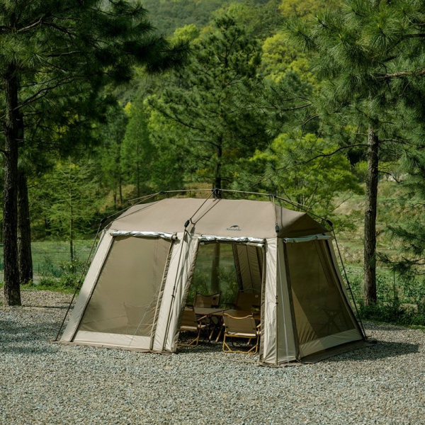Намет Naturehike Village CNH23ZP12003, коричневий - фото №5