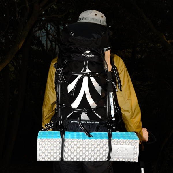 Рюкзак туристичний Naturehike NH70B070-B, 70 л + 5 л, світло-коричневий - фото №9