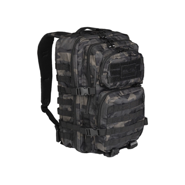 Рюкзак тактичний MIL-TEC Assault Laser Cut 36L Dark camo - фото №38