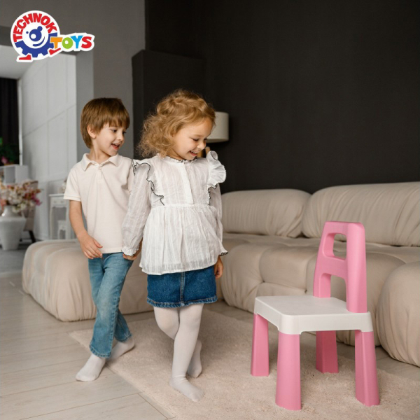 Дитячий стілець "Kids Chair" 0167TXK рожевий, до 75 кг - фото №5