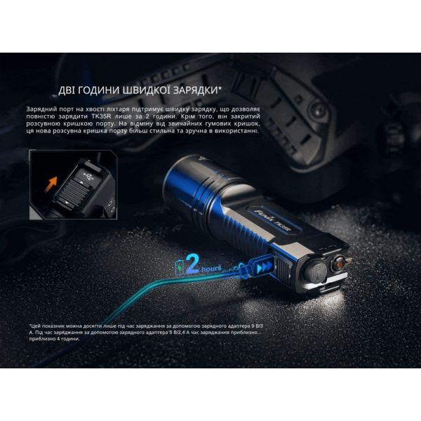 Ліхтар тактичний Fenix TK35R - фото №13