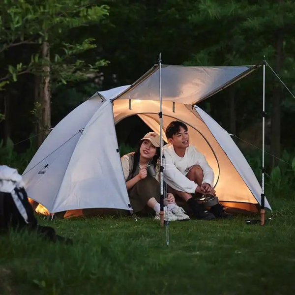 Намет двомісний Naturehike CNK2300ZP024, білий - фото №2