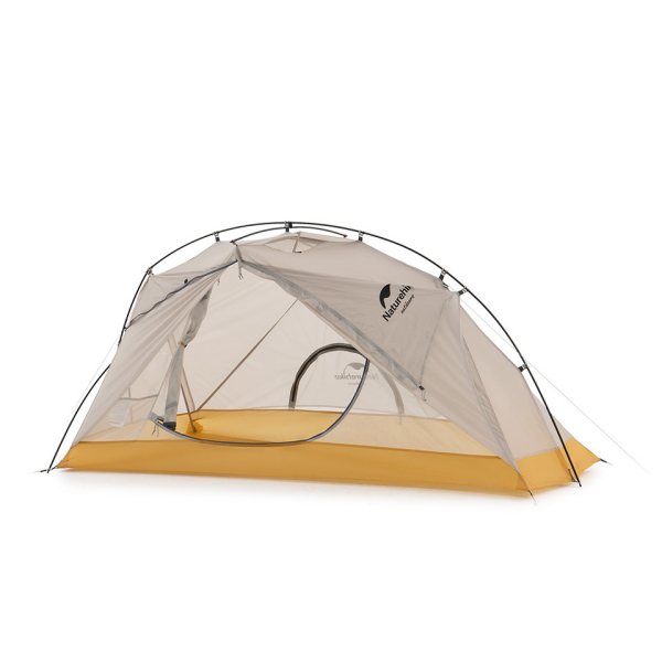 Намет надлегкий одномісний Naturehike NH21ZP003, сіро-жовтий - фото №2