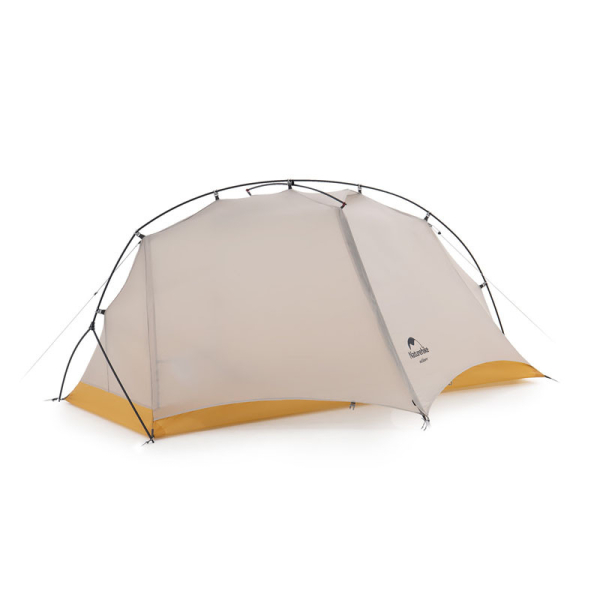 Намет надлегкий одномісний Naturehike NH21ZP003, сіро-жовтий - фото