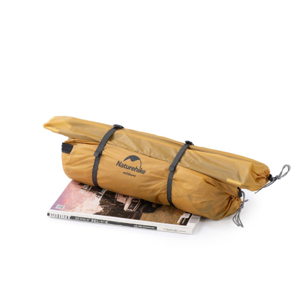 Намет надлегкий одномісний Naturehike NH21ZP003, сіро-жовтий - фото №5