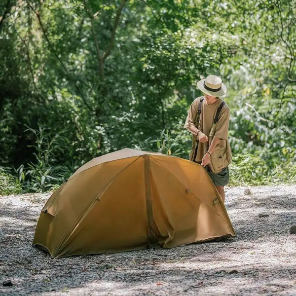Намет одномісний Naturehike NH22ZP020, коричневий - фото №3
