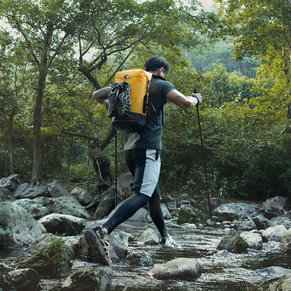 Рюкзак водонепроникний Naturehike NH21FSB04, 20л, жовтий - фото №3