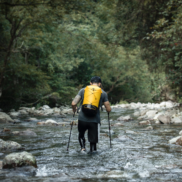 Рюкзак водонепроникний Naturehike NH21FSB04, 20л, жовтий - фото №5