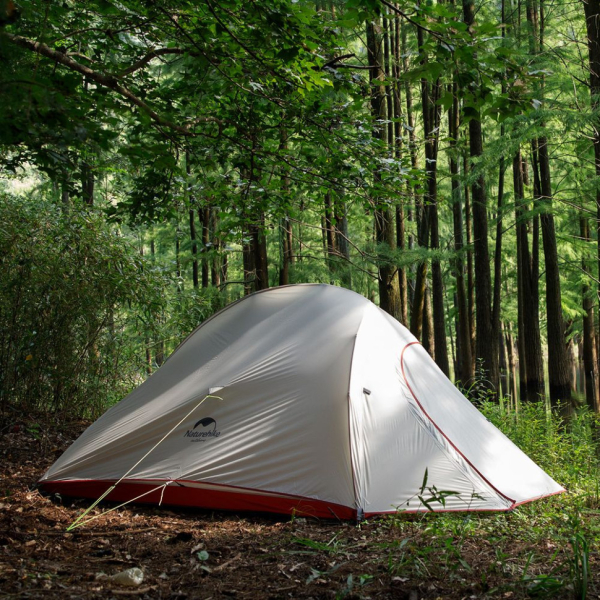 Намет надлегкий двомісний з футпринтом Naturehike Cloud Up 2 Updated NH17T001-T, 20D, темно-синій - фото №13