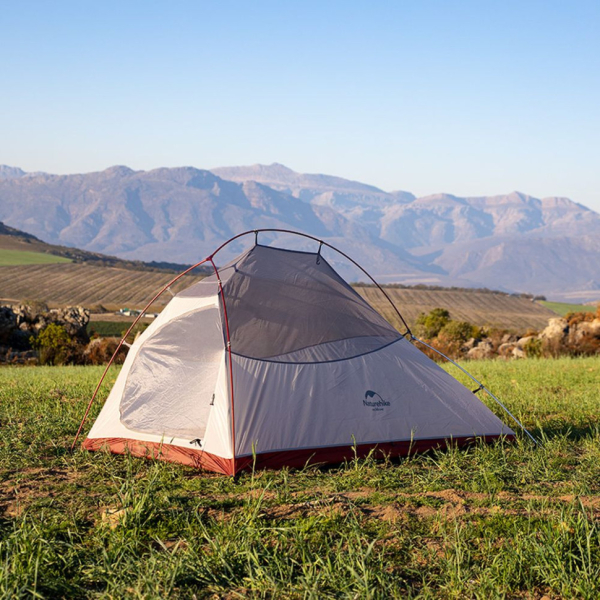 Намет надлегкий двомісний з футпринтом Naturehike Cloud Up 2 Updated NH17T001-T, 20D, темно-синій - фото №18